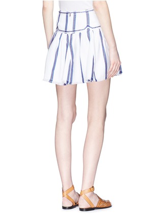 Back View - Click To Enlarge - ISABEL MARANT ÉTOILE - 'Delia' stripe peplum mini skirt