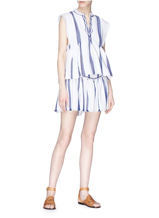 Figure View - Click To Enlarge - ISABEL MARANT ÉTOILE - 'Delia' stripe peplum mini skirt