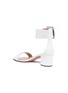 Detail View - Click To Enlarge - AQUAZZURA - 'Casablanca 50' buckled strap leather sandals