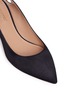 Detail View - Click To Enlarge - AQUAZZURA - 'Forever Marilyn' tassel bow cutout suede pumps