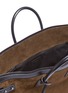 Detail View - Click To Enlarge - SAINT LAURENT - Suede tote bag