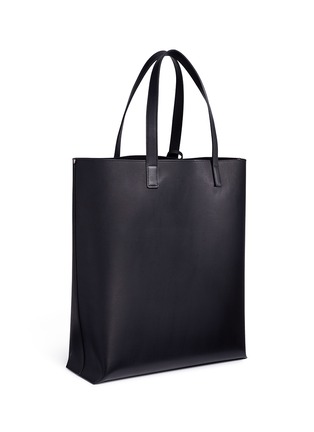 Detail View - Click To Enlarge - SAINT LAURENT - 'Palmellato' perforated logo leather tote bag