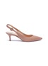 Main View - Click To Enlarge - GIANVITO ROSSI - 'Anna' slingback leather pumps