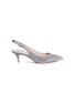 Main View - Click To Enlarge - GIANVITO ROSSI - 'Anna' slingback suede pumps