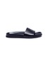 Main View - Click To Enlarge - SAINT LAURENT - 'Jimmy 20' calfskin leather slide sandals