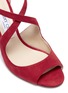 Detail View - Click To Enlarge - JIMMY CHOO - 'Emily 85' suede sandals