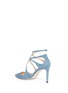Detail View - Click To Enlarge - JIMMY CHOO - 'Lancer 85' strappy suede pumps