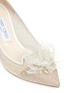 Detail View - Click To Enlarge - JIMMY CHOO - 'Estelle 65' embellished floral lace pumps