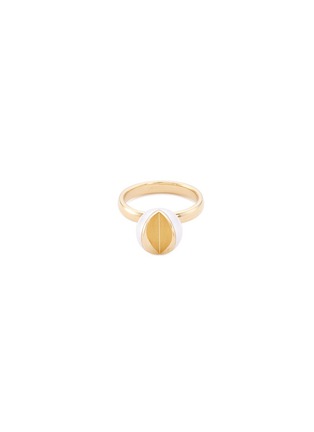 Main View - Click To Enlarge - TASAKI - 'Wedge' pearl 18k yellow gold ring