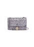 Main View - Click To Enlarge - JIMMY CHOO - 'Finley' star coarse glitter crossbody bag