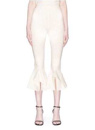 Main View - Click To Enlarge - C/MEO COLLECTIVE - 'Intermission' ruffle cuff cropped pants