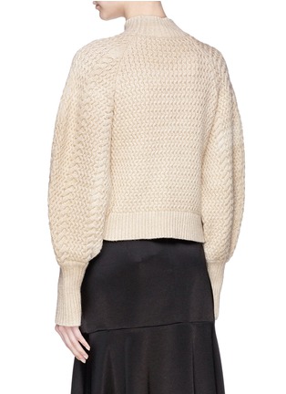 Back View - Click To Enlarge - C/MEO COLLECTIVE - 'City Lights' metallic chunky knit sweater
