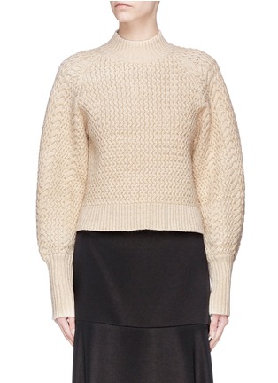 Main View - Click To Enlarge - C/MEO COLLECTIVE - 'City Lights' metallic chunky knit sweater