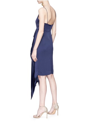 Figure View - Click To Enlarge - C/MEO COLLECTIVE - 'Waiting for You' asymmetric ruffle satin dress