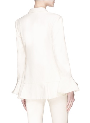 Back View - Click To Enlarge - C/MEO COLLECTIVE - 'Intermission' ruffle sleeve blazer