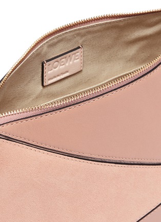 Detail View - Click To Enlarge - LOEWE - 'Puzzle' mini colourblock calfskin leather bag