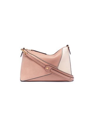 Main View - Click To Enlarge - LOEWE - 'Puzzle' mini colourblock calfskin leather bag