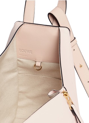 Detail View - Click To Enlarge - LOEWE - 'Hammock' colourblock small calfskin leather bag