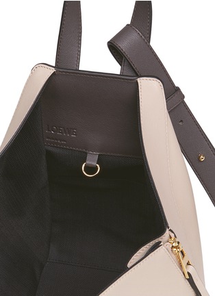 Detail View - Click To Enlarge - LOEWE - 'Hammock' colourblock small calfskin leather bag