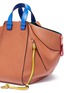 Detail View - Click To Enlarge - LOEWE - 'Hammock Stars' colourblock calfskin leather bag