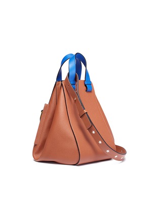 Figure View - Click To Enlarge - LOEWE - 'Hammock Stars' colourblock calfskin leather bag