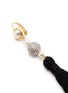Detail View - Click To Enlarge - KENNETH JAY LANE - Glass pearl crystal sphere tassel drop earrings