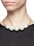 Figure View - Click To Enlarge - KENNETH JAY LANE - Graduating glass pearl necklace