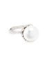 Main View - Click To Enlarge - KENNETH JAY LANE - Glass pearl crystal ring