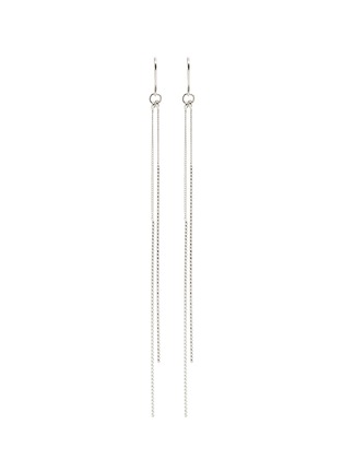 Main View - Click To Enlarge - KENNETH JAY LANE - Double bar chain earrings