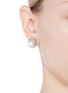 Figure View - Click To Enlarge - KENNETH JAY LANE - Glass pearl crystal berry stud earrings