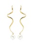 Main View - Click To Enlarge - KENNETH JAY LANE - Glass pearl swirl drop earrings