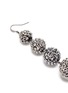 Detail View - Click To Enlarge - KENNETH JAY LANE - Glass crystal ball drop earrings