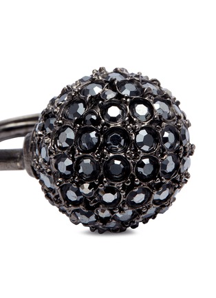 Detail View - Click To Enlarge - KENNETH JAY LANE - Glass crystal sphere ring