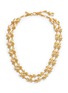 Main View - Click To Enlarge - KENNETH JAY LANE - Glass pearl floral tiered necklace