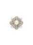 Main View - Click To Enlarge - KENNETH JAY LANE - Glass pearl crystal pavé brooch