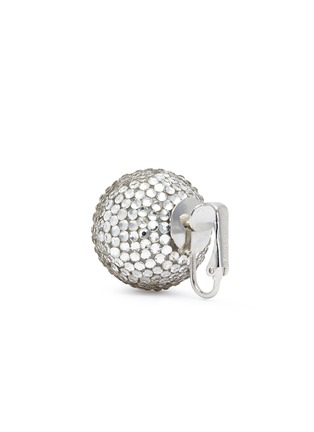 Detail View - Click To Enlarge - KENNETH JAY LANE - Glass crystal sphere clip stud earrings