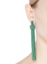 Figure View - Click To Enlarge - KENNETH JAY LANE - Beaded tassel drop earrings