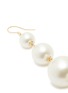 Detail View - Click To Enlarge - KENNETH JAY LANE - Glass pearl drop earrings