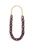 Main View - Click To Enlarge - KENNETH JAY LANE - Interlocking wooden chain necklace