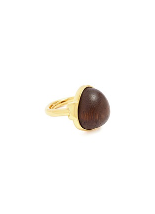Main View - Click To Enlarge - KENNETH JAY LANE - Wood cabochon ring
