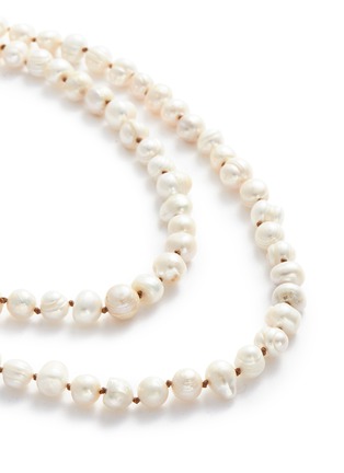 Detail View - Click To Enlarge - KENNETH JAY LANE - Baroque freshwater pearl necklace