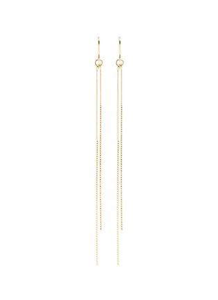 Main View - Click To Enlarge - KENNETH JAY LANE - Double bar chain earrings