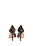 Back View - Click To Enlarge - GIANVITO ROSSI - Clear PVC camouflage pony-hair pumps
