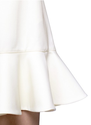 Detail View - Click To Enlarge - VALENTINO GARAVANI - Techno Couture ruffle hem dress
