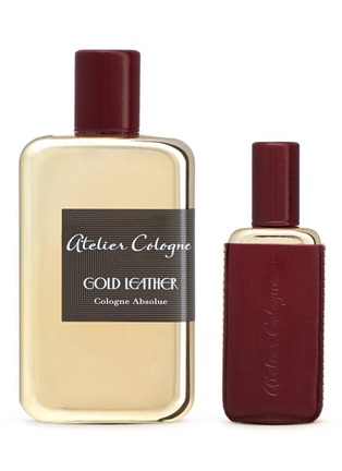Main View - Click To Enlarge - ATELIER COLOGNE - ATELIER COLOGNE CHRISTMAS EDITION - COLOGNE ABSOLUE GOLD LEATHER SET
