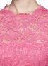 Detail View - Click To Enlarge - VALENTINO GARAVANI - Guipure lace bow back dress