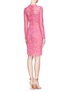 Back View - Click To Enlarge - VALENTINO GARAVANI - Guipure lace bow back dress