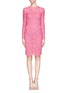 Main View - Click To Enlarge - VALENTINO GARAVANI - Guipure lace bow back dress