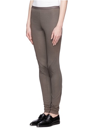 Front View - Click To Enlarge - RICK OWENS LILIES - Jersey leggings