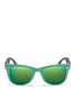 Main View - Click To Enlarge - RAY-BAN - Wayfarer matte colour-block folding sunglasses